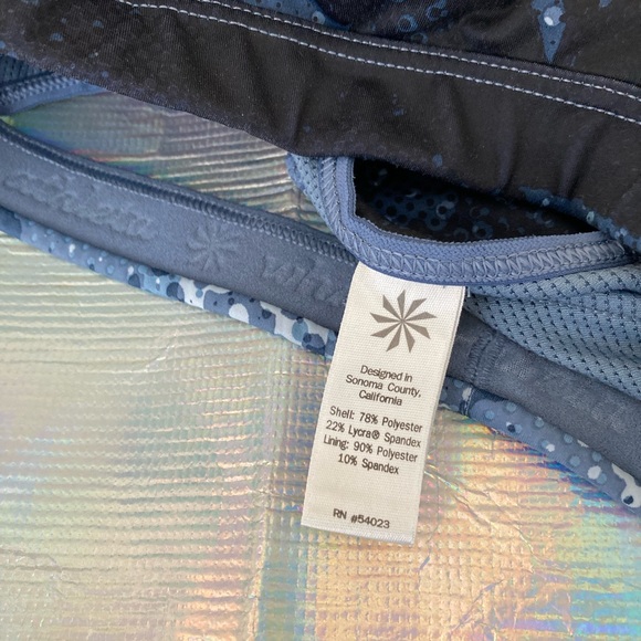 Athleta Blue Print High Impact Bra - Picture 3 of 4